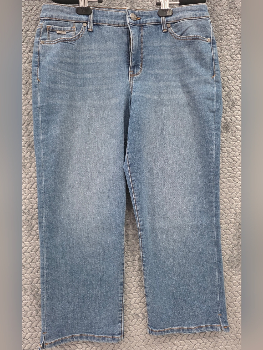 NEW Nine West Light Blue Straight Leg Stretch Jeans